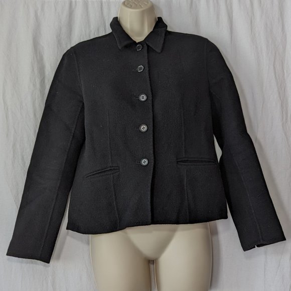 Charter Club Jackets & Blazers - Charter Club Black Front Buttons Jacket Size Small Petite